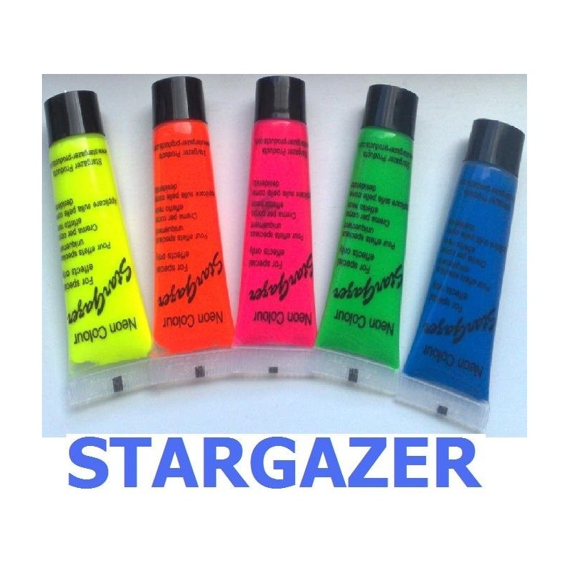 Stargazer UV-reaktive Gesichts-/Körperfarbe, 5er-Set