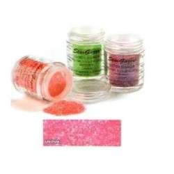 Shaker con glitter rosa...