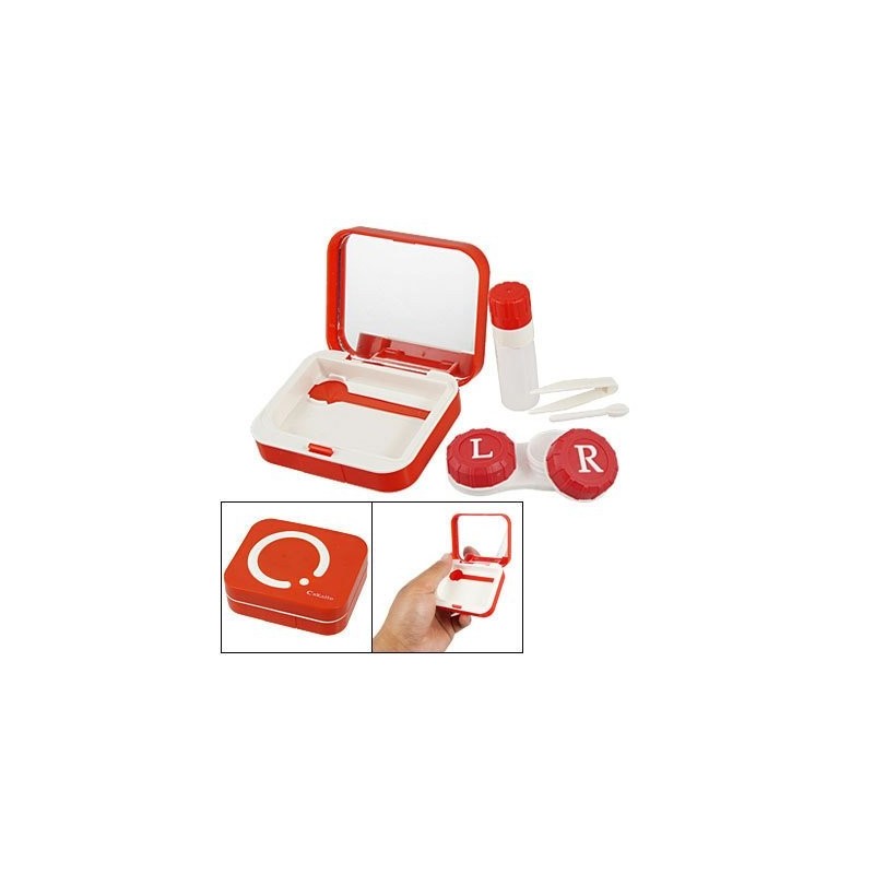 Kit de voyage pour lentilles de contact Smart Red Design