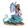 16 cm große Drachenperch-Fee-Figur von Amy Brown