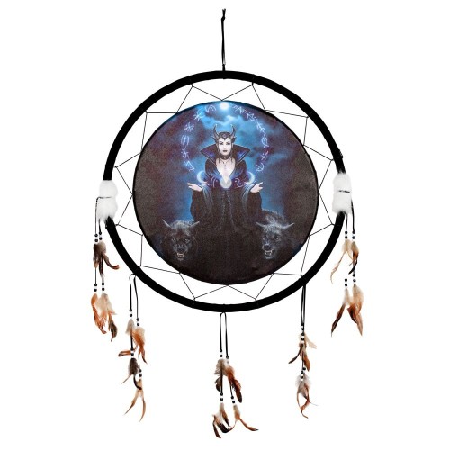 Moon Witch Dreamcatcher by Anne Stokes