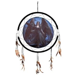 Raven Dreamcatcher by Anne...