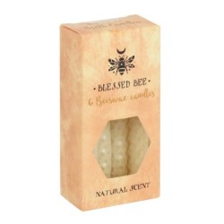 Set of 6 Cream Beeswax...