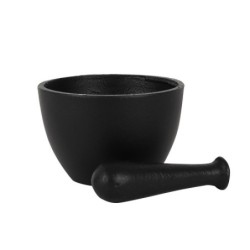 Cast Iron Mortar and Pestle