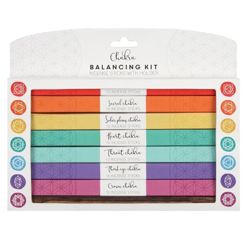 Kit de equilibrio de incienso de chakras