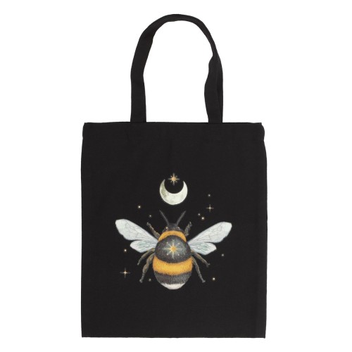 Bolsa tote de polialgodón con abeja del bosque