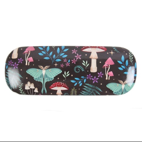 Estuche para gafas con estampado de bosque oscuro