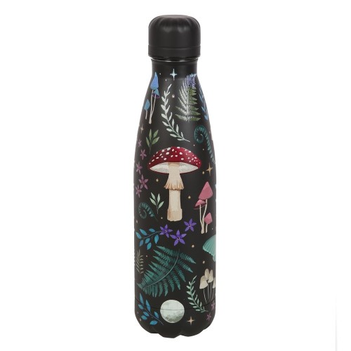 Metall-Wasserflasche mit dunklem Wald-Print