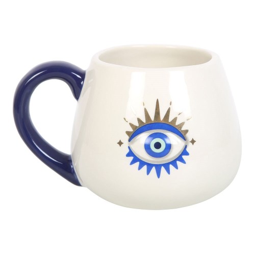 Allsehendes Auge abgerundete Tasse