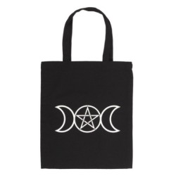 Triple Moon Polycotton Tote...