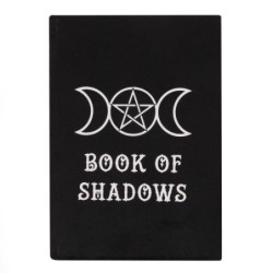 Book of Shadows Samt-A5-Notizbuch