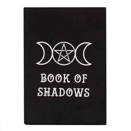 Cuaderno A5 de terciopelo Libro de las Sombras