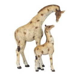 Stand Tall Giraffen-Mutter- und Baby-Ornament