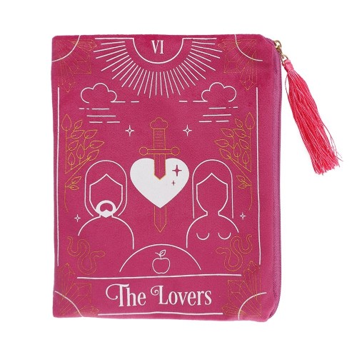 Die Tarotkarten-Tasche „The Lovers“ mit Reißverschluss