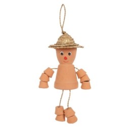 Small Terracotta Pot Man