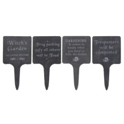 Set of 4 Slate Gothic...