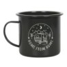 Taza de camping esmaltada "Hogar lejos del hogar"