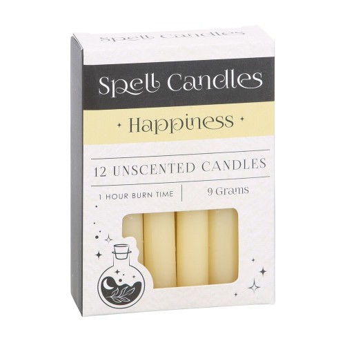 Pack de 12 Velas Hechizas de Felicidad