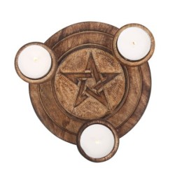 Pentagram Tea Light Candle...