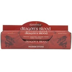 Juego de 6 paquetes de varillas de incienso Elements Dragon's Blood