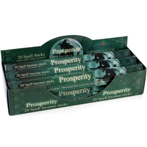 Set mit 6 Päckchen Prosperity Spell Räucherstäbchen von Lisa Parker