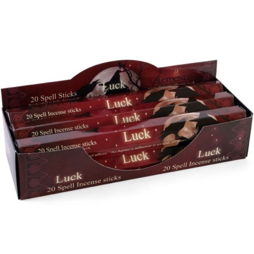 Set mit 6 Päckchen Luck Spell Räucherstäbchen von Lisa Parker