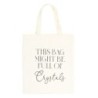 Full of Crystals Polycotton Tote Bag