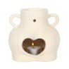 Cream Speckle Bum Oil Burner