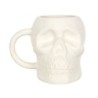 Taza Calavera Blanca Mate