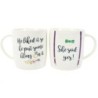 Set of 2 She Said Yes Mugs