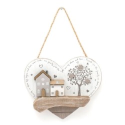 16cm Wooden House Hanging...