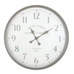 60cm Grey Garden Clock with...