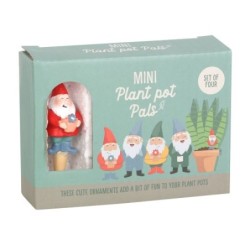 Set of 4 Mini Gnome Plant...