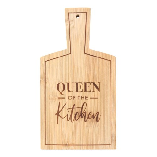 Queen of the Kitchen Servierbrett aus Bambus