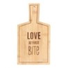 Love At First Bite Bamboo Serving Board