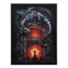 Placa de lienzo Dragon's Lair de 19x25 cm de Spiral Direct