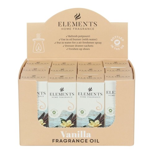 Set of 12 Elements Vanilla Fragrance Oils