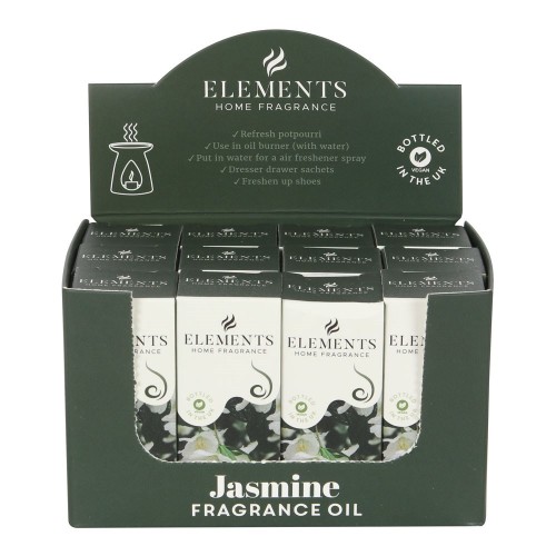 Juego de 12 aceites aromáticos de jazmín Elements