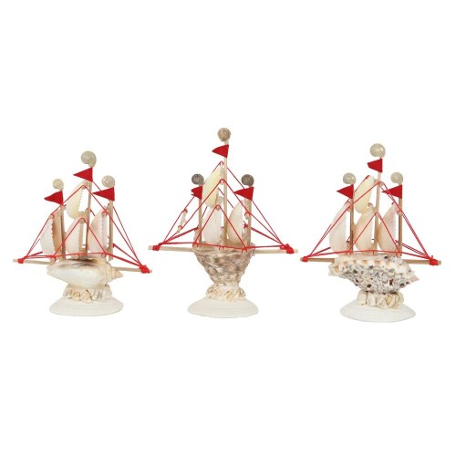 Mini-Muschel-Galeonenschiff-Ornament