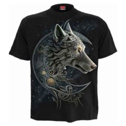 Camiseta con lobo celta de...