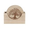 Set of 4 Tree of Life Engraved Coasters