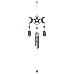 Triple Moon Windchime with...