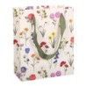 Bolsa de regalo mediana con flores silvestres de 23 cm