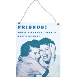 Friends Metal Sign