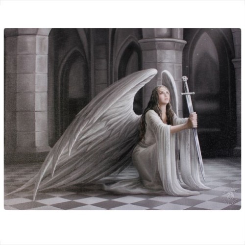 25 x 19 cm große „The Blessing“-Leinwandtafel von Anne Stokes