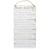 Winter checklist Wooden Wall Sign