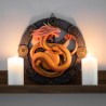 Litha Dragon Kunstharz-Wandtafel von Anne Stokes