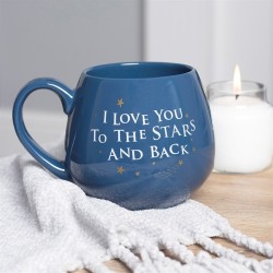 Keramiktasse „I Love You To The Stars and Back“.