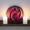 Wandtafel „Lammas Dragon“ aus Kunstharz von Anne Stokes