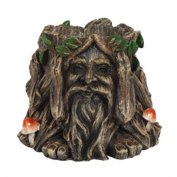 14 cm großer Green Man-Pflanztopf